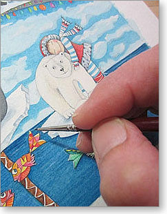 Aquarell- Maltechnik Colorierung Aquarell- Maltechnik Colorierung