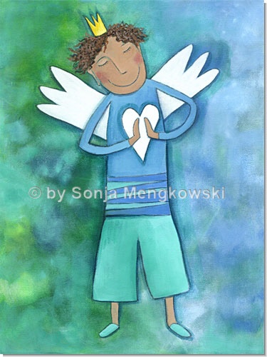 Schutzengel für Jungen - Serie: Acrylbilder Motive fürs Kinderzimmer Schutzengel für Jungen - Serie: Acrylbilder Motive fürs Kinderzimmer