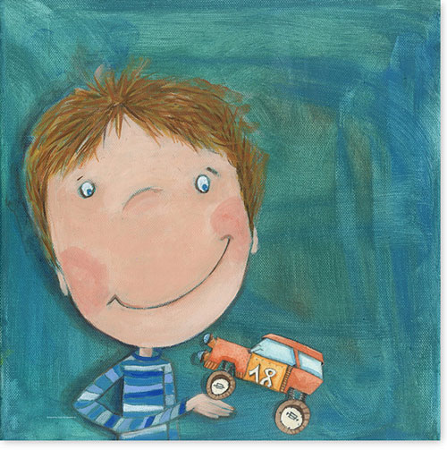 Max mag Autos - Serie: Acrylbilder Motive fürs Kinderzimmer