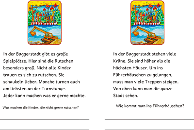 Unterrichtsmaterial Deutsch Abschreibtexte