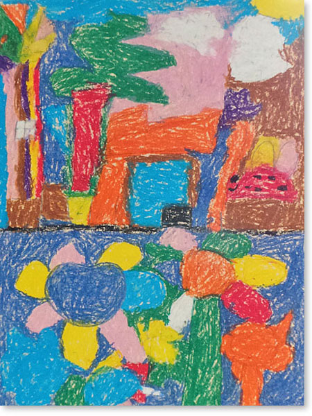 Kinderbild Motiv: Land und Natur von Elias S.