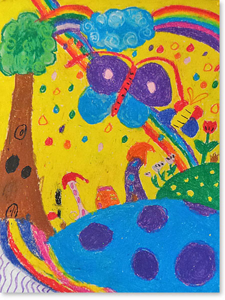 Kinderbild Motiv: Regenbogen von Emmelie T.