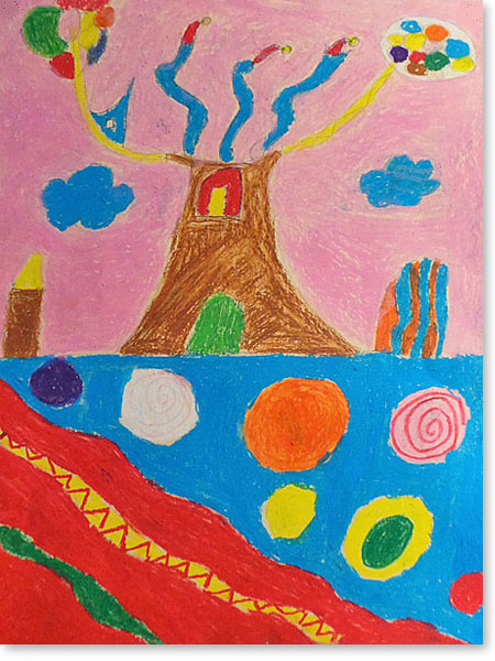 Kinderbild Motiv: Süßigkeiten von Ariam Y.