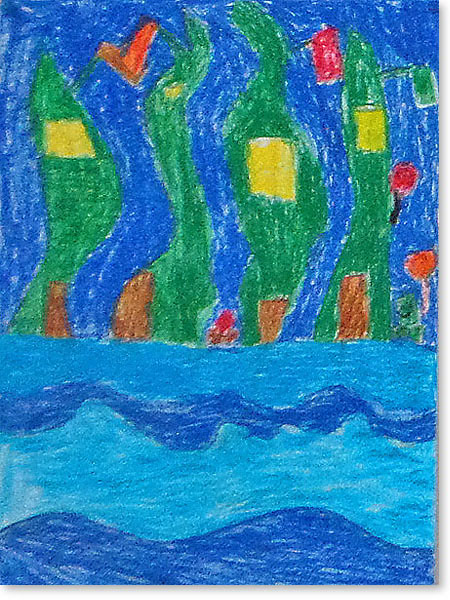 Kinderbild Motiv: Unterwasser City von Till A.